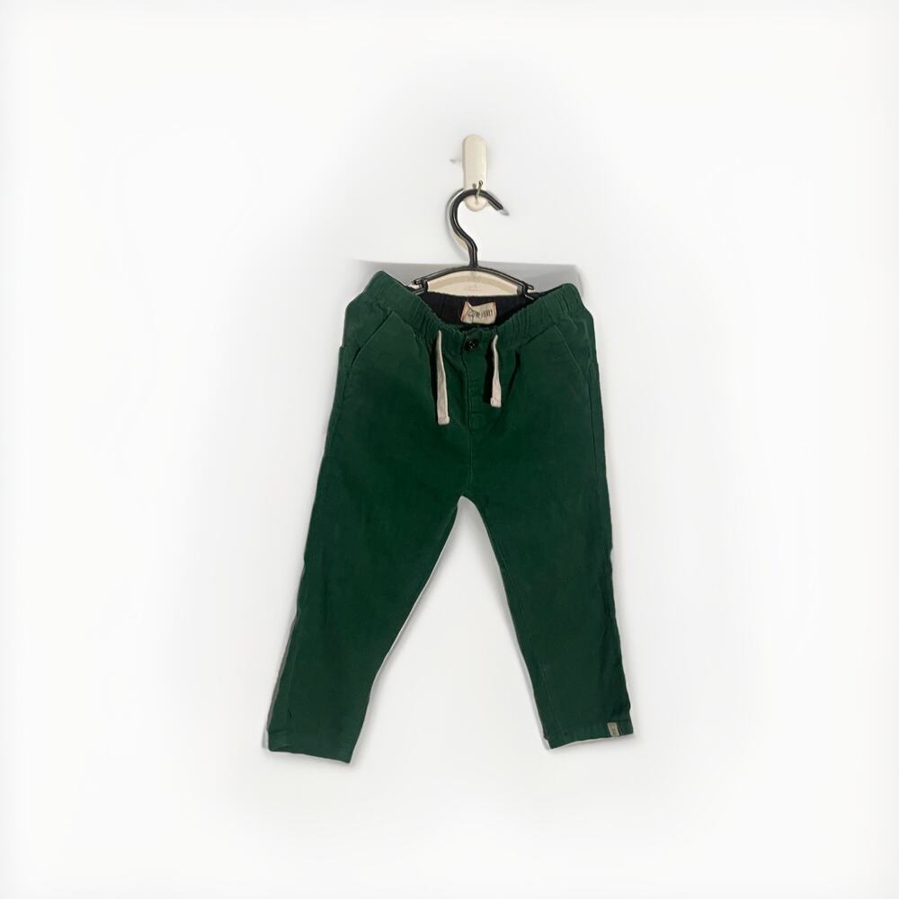 Me and Henry Teal Cord Chino Pants Kids Boys Size Green Corduroy‎ Stretch